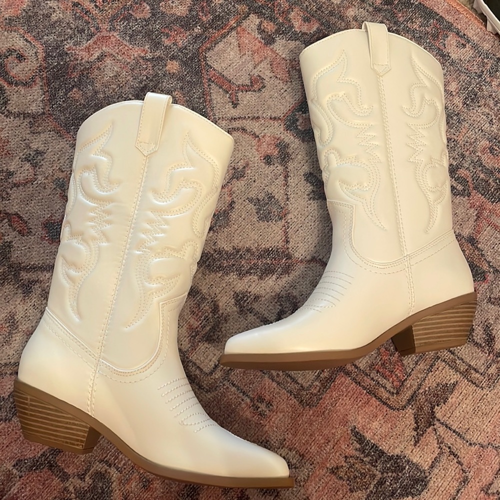 White boots